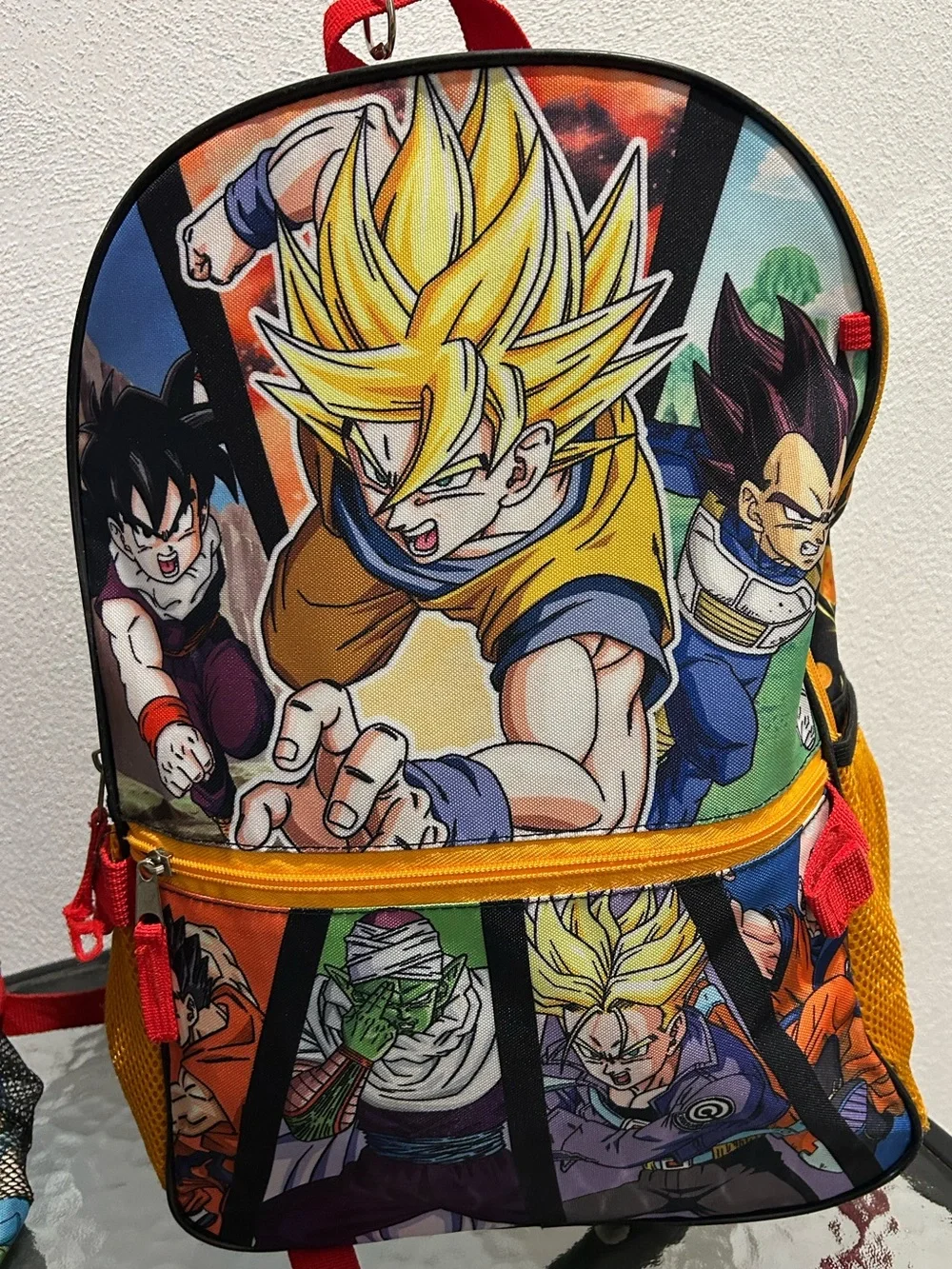 Sonic Themed Kids Backpack in Blue and Black